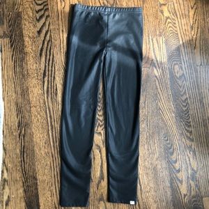 Appaman girls faux leather leggings